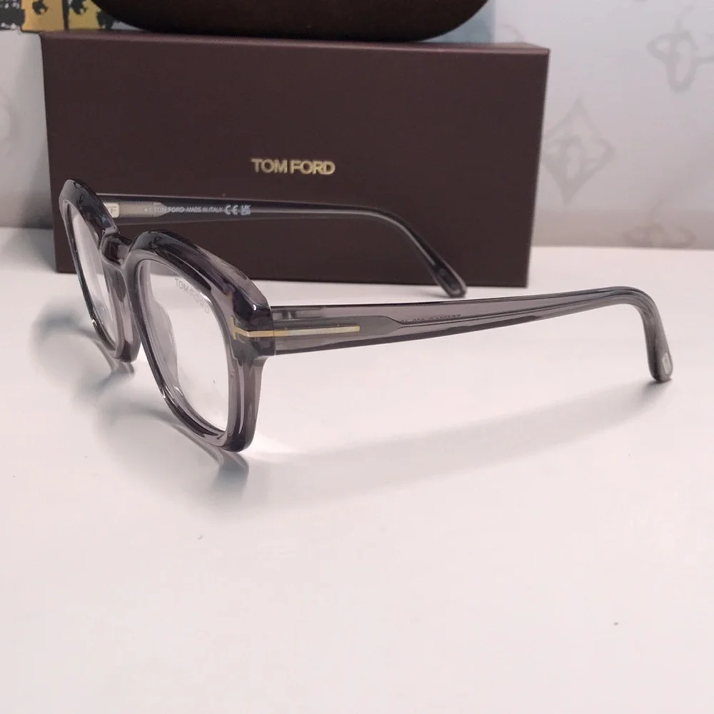 New Authentic Tom Ford Gray Eyeglasses TF5961-B 020